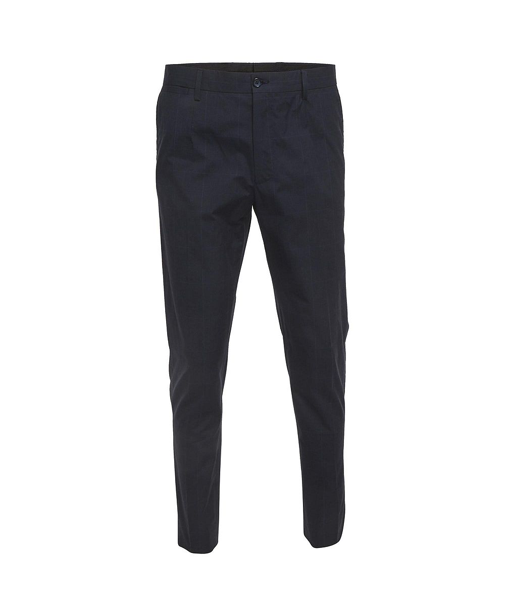 Pre-Owned Dolce & Gabbana мужские хлопковые брюки в клетку