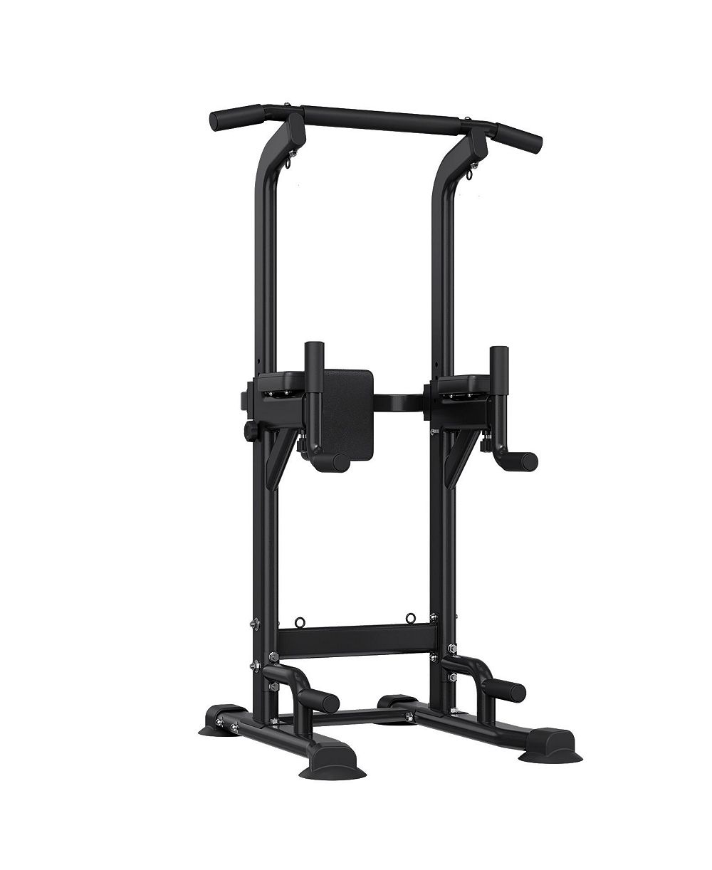 Тренажер SEVORLEY Adjustable Power Tower Pull-Up and Dip Station с подушкой для спины, 330 lb Capacity