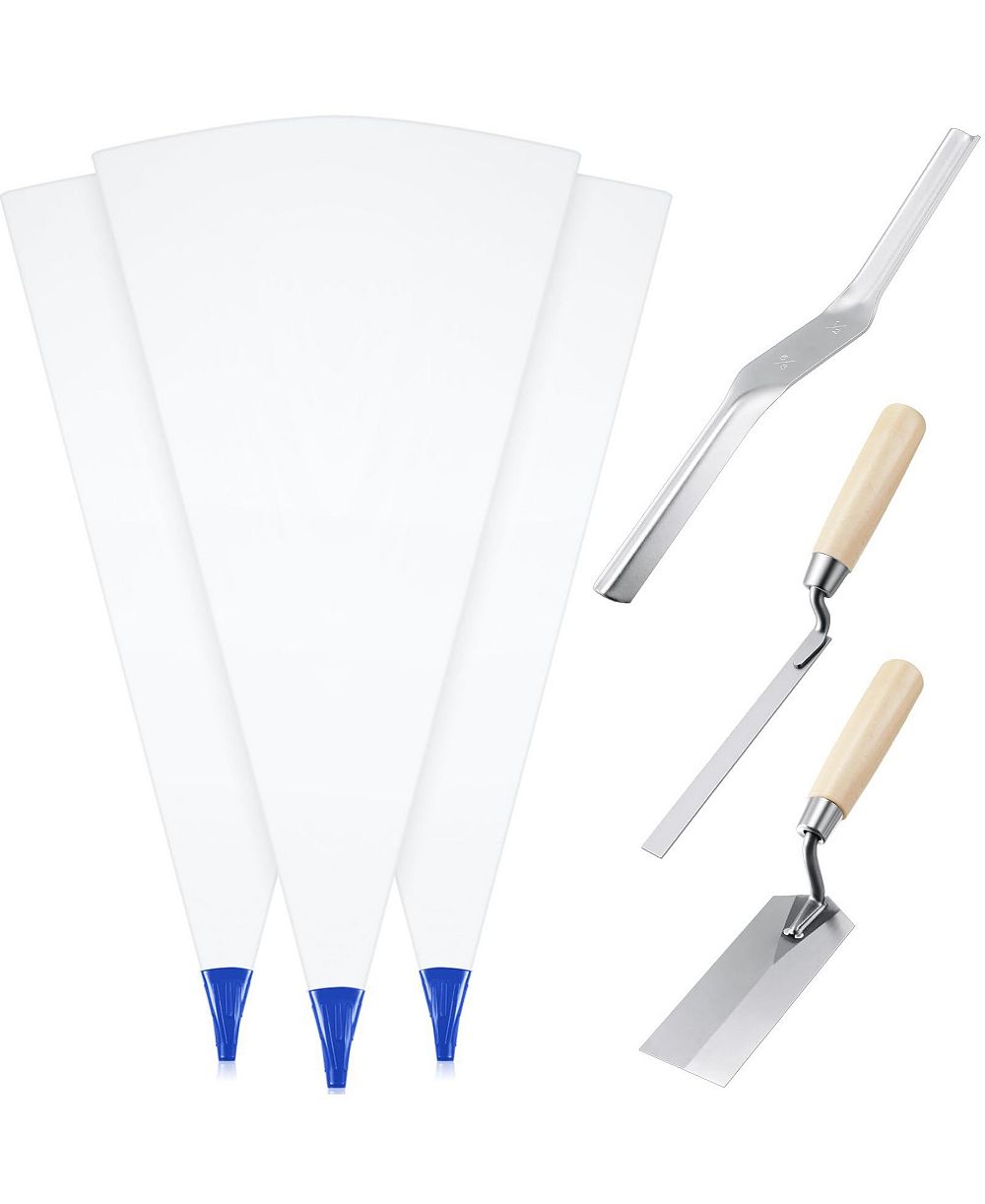 XDOVET Tile Grout Bag Set Masonry Mortar Tools Kit