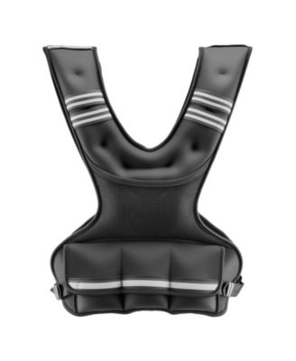 SEVORLEY регулируемый утяжеленный жилет, X-Shape, 20-32 lb с 6 грузами