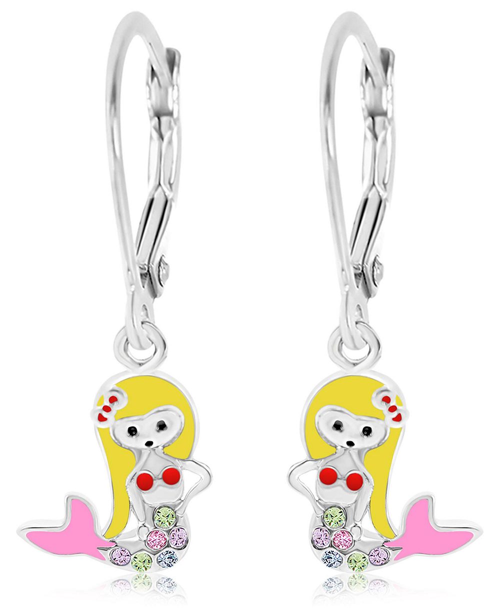 Серьги Chanteur Kids Mermaid Hypoallergenic Earrings for Girls with Sterling Silver Leverbacks