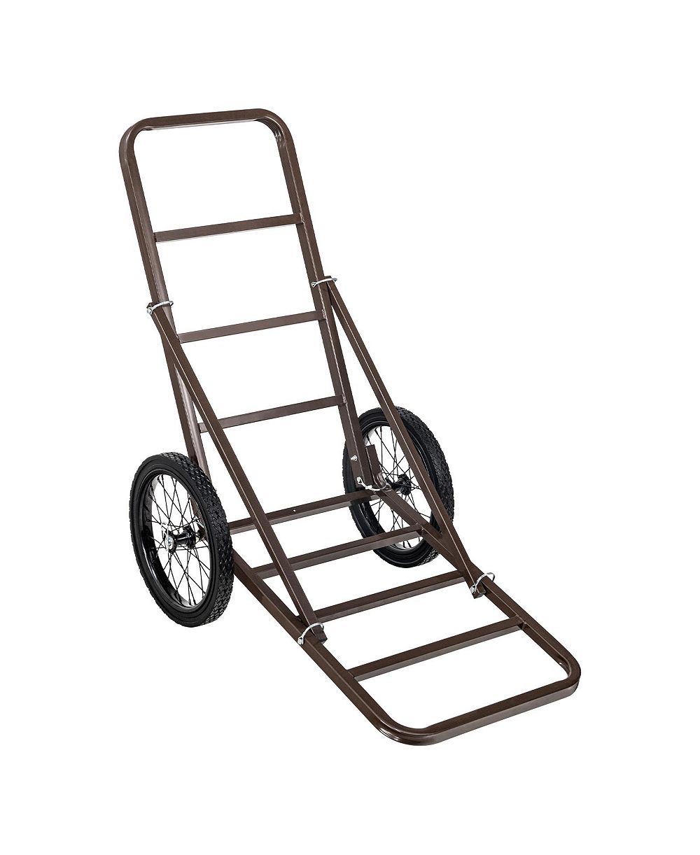 SEVORLEY Folding Deer Cart, 300 lb Game Hauler с 15-Inch Solid Rubber Wheels
