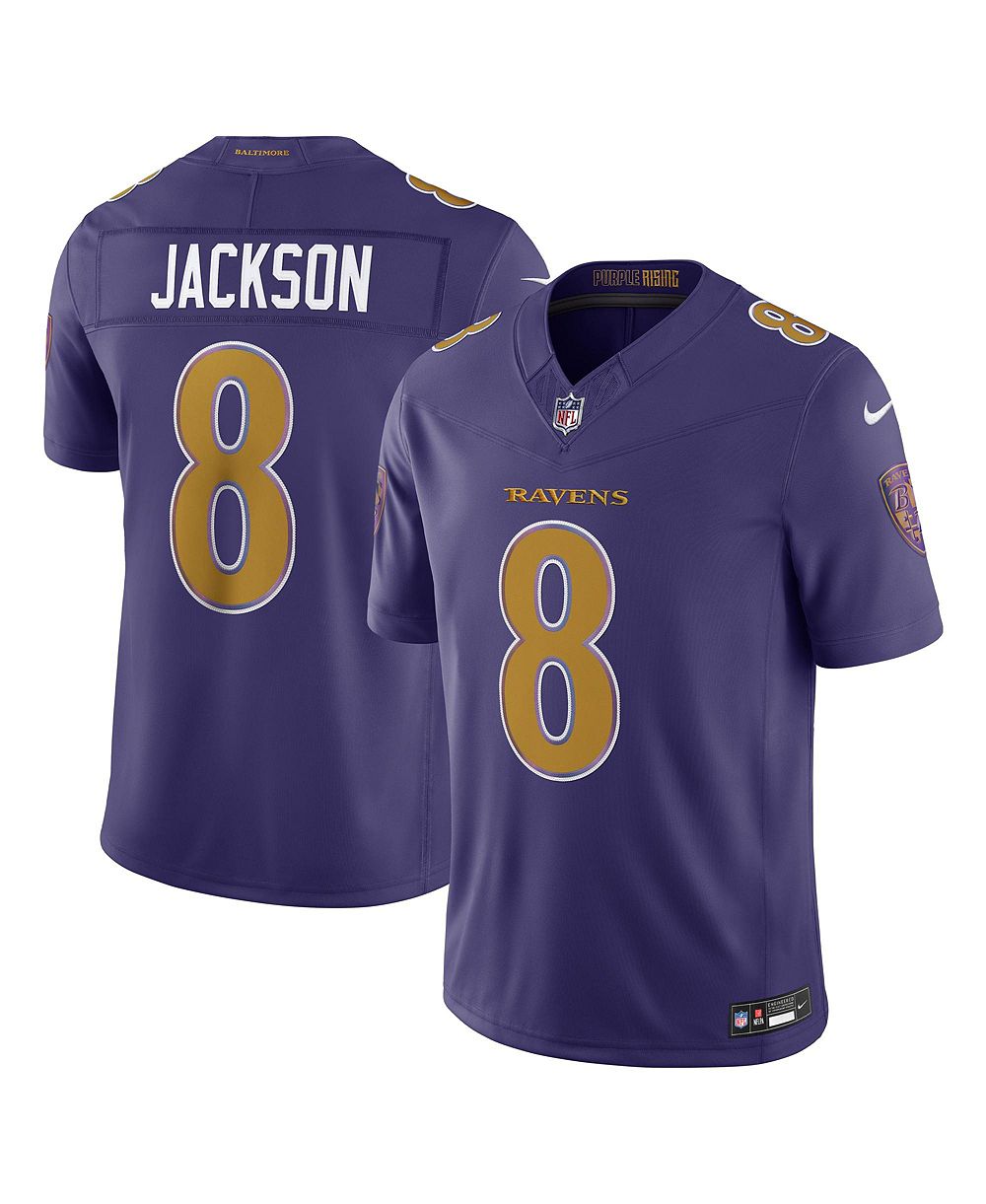 Nike Men's Lamar Jackson Purple Baltimore Ravens Alternate Vapor F.U.S.E. Stitched Limited Jersey