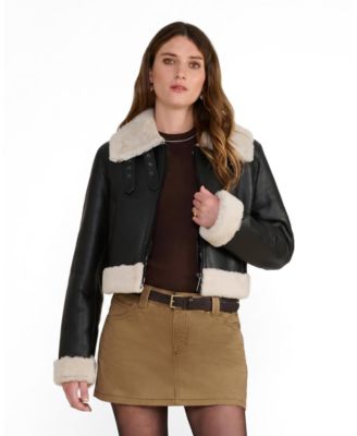 Женская летная куртка FURNIQ UK Emery Shearling