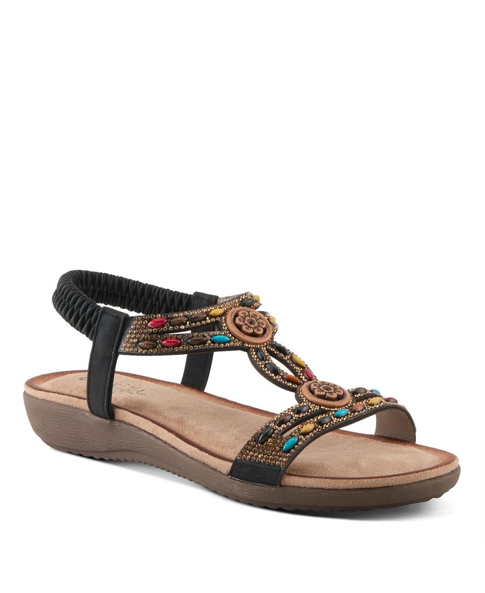 Женские сандалии Patrizia Ponyo Ankle Strap Slip-On Faux Fur