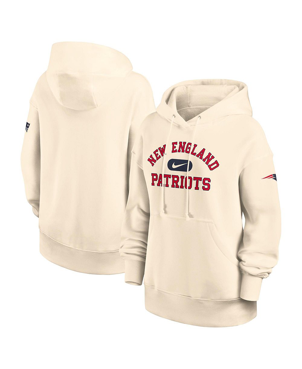 Женское оверсайз худи Nike Natural New England Patriots Legacy Phoenix