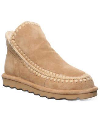 BEARPAW Women's Winter Crochet Detail Ankle Boots