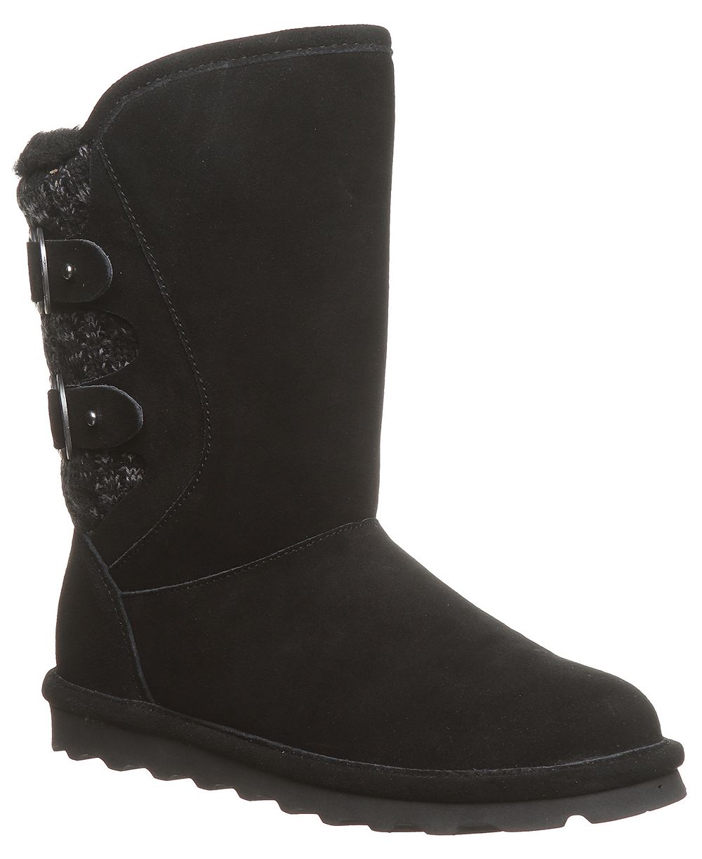 BEARPAW Women's Jenni Knit Back Accent Mid-Calf Boots