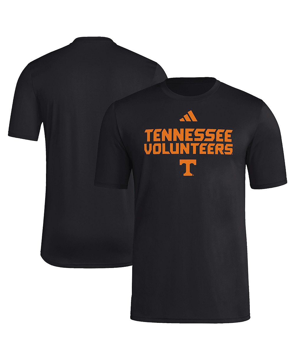 adidas Men's Black Tennessee Volunteers Wordmark Poly T-Shirt