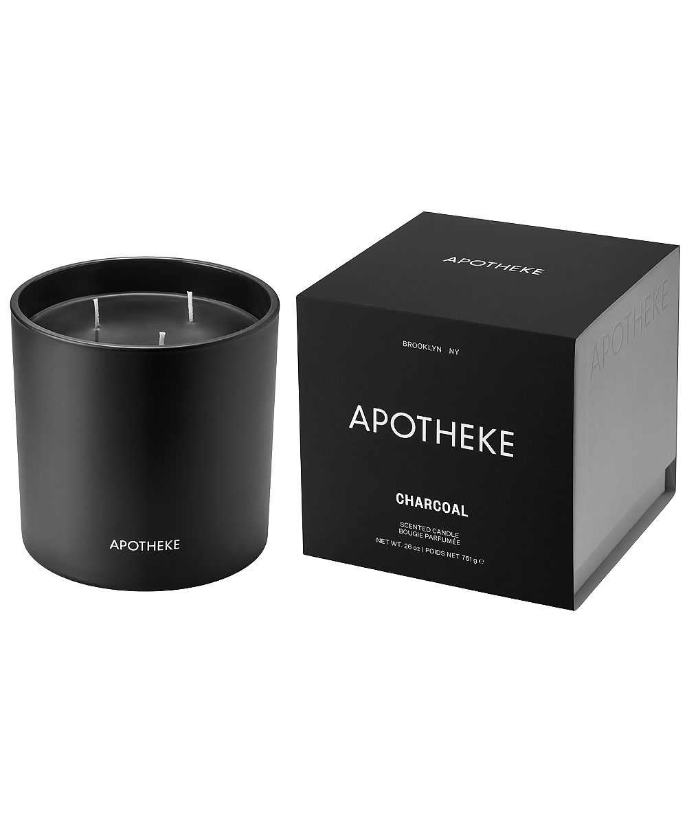 APOTHEKE ароматическая свеча Charcoal 3-Wick, 0.26 oz.