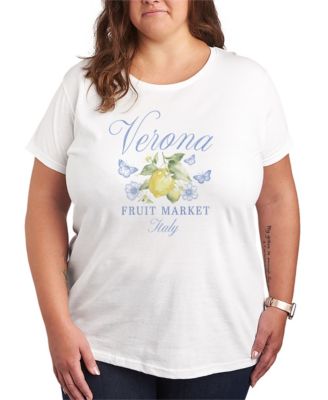 Футболка Hybrid Apparel Plus Size Verona Italy Lemons