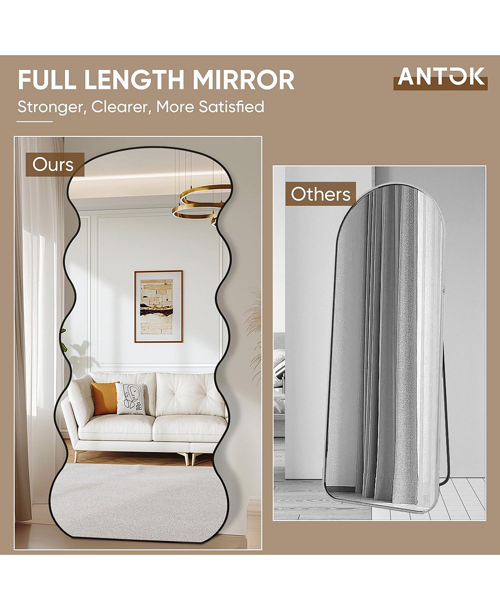 Зеркало в полный рост Antok Wavy Mirror со стойкой