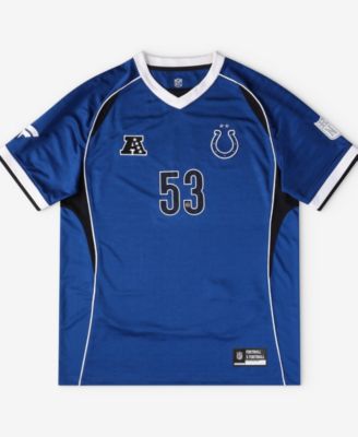 Fanatics Men's Royal Indianapolis Colts Football x Football V-Neck Fan Jersey