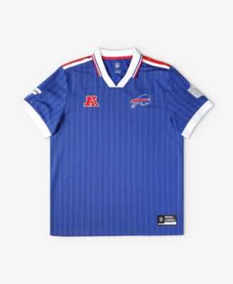 Fanatics Big Boys and Girls Royal Buffalo Bills Football x Football Collared Fan Jersey