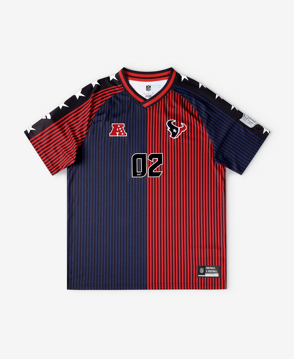 Fanatics джерси с V-образным вырезом Houston Texans для мальчиков и девочек