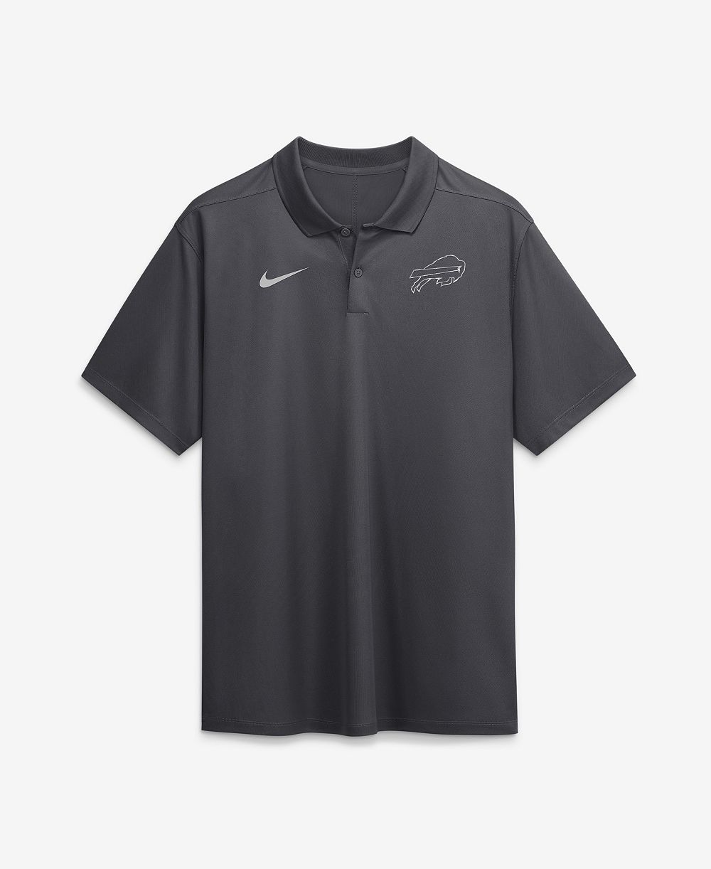 Мужская поло-рубашка Nike Anthracite Fractal Logo Victory Dri-FIT