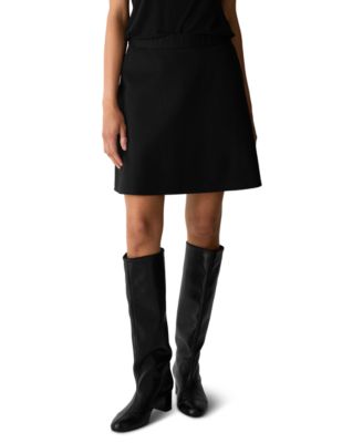 Женская мини-юбка Eileen Fisher с расклешенным низом и эластичной талией