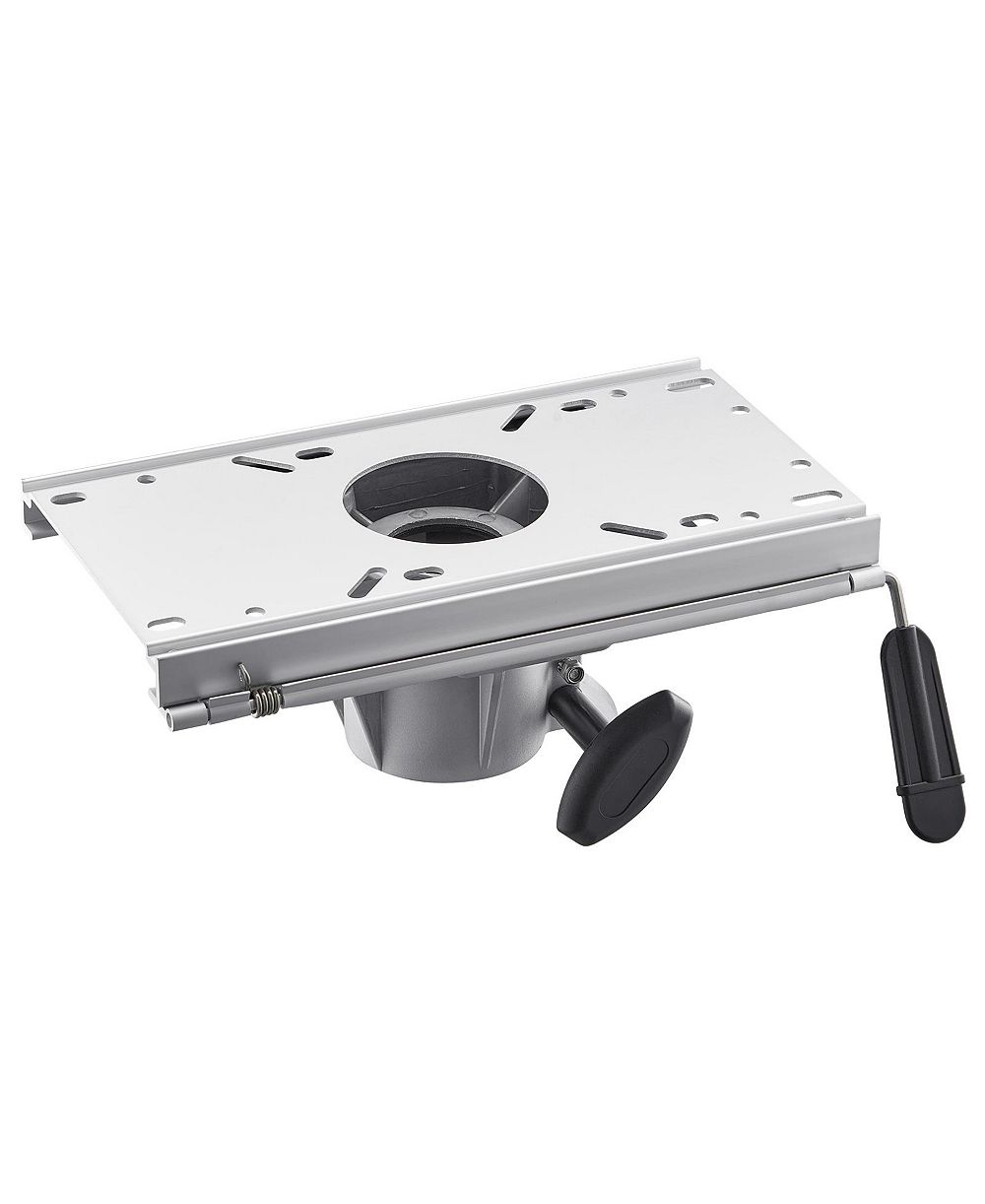 SEVORLEY Sliding Boat Seat Pedestal Base for 2-7/8 in Post, Aluminum