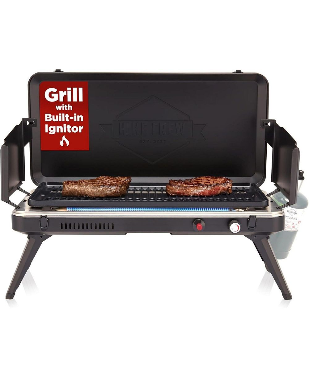 Переносная газовая гриль-печь Hike Crew Gas Camping Grill, 13,000 BTU для кемпинга и походов