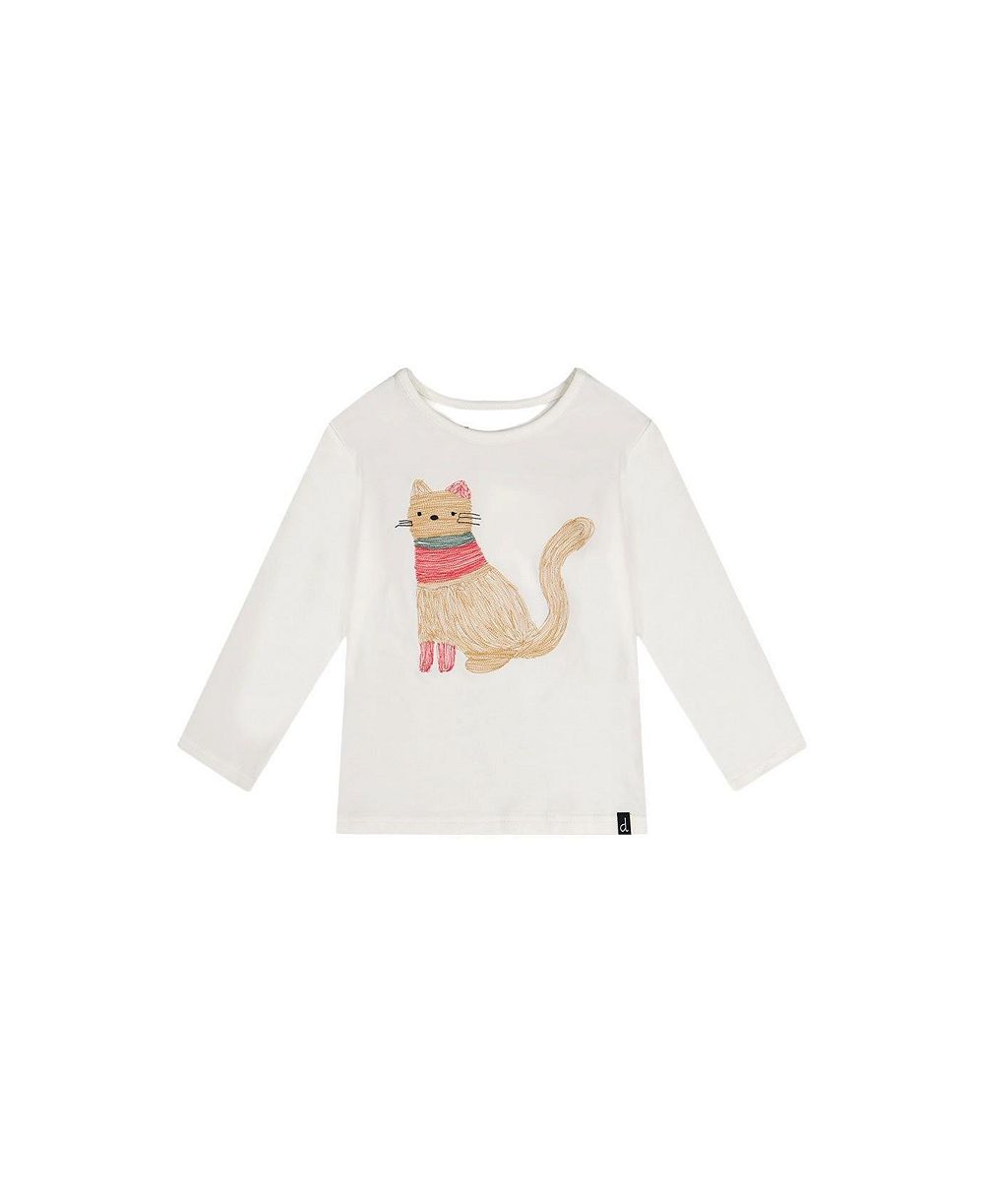 Deux par Deux T-Shirt Cotton Long Sleeve для девочек