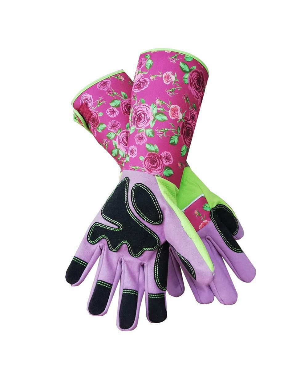 XDOVET Rose Pruning Gloves Thorn Proof Long Arm Protection Women