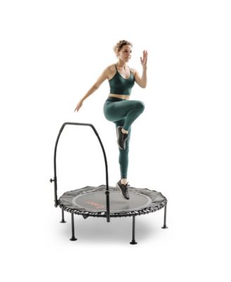 Sunny Health & Fitness Active 48-Inch Fitness Trampoline  with Adjustable Handlebar