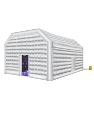 SEVORLEY Inflatable Nightclub Party Tent with 1100W Blower, 26 x 20 x 13 Ft Event Cube