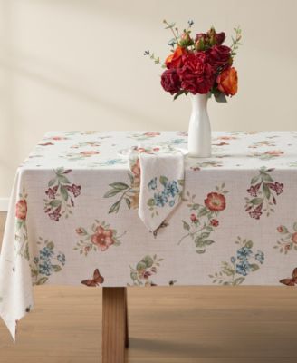Lenox Butterfly Meadow Fall Rectangular Tablecloth, 60" x 84"