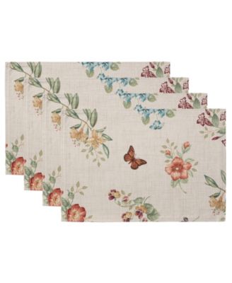 Lenox набор подстановочных салфеток Butterfly Meadow Fall, 4 шт