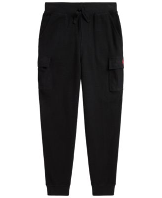 Мужские брюки Polo Ralph Lauren карго-джоггеры с вязкой вафелька, размер 8-20