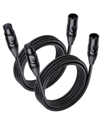 Lofree Balanced Oxygen-Free Copper XLR Microphone Cables, 2-Piece Set