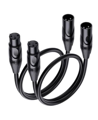 Lofree 21 AWG Oxygen-Free Copper XLR Microphone Cables, 2-Piece