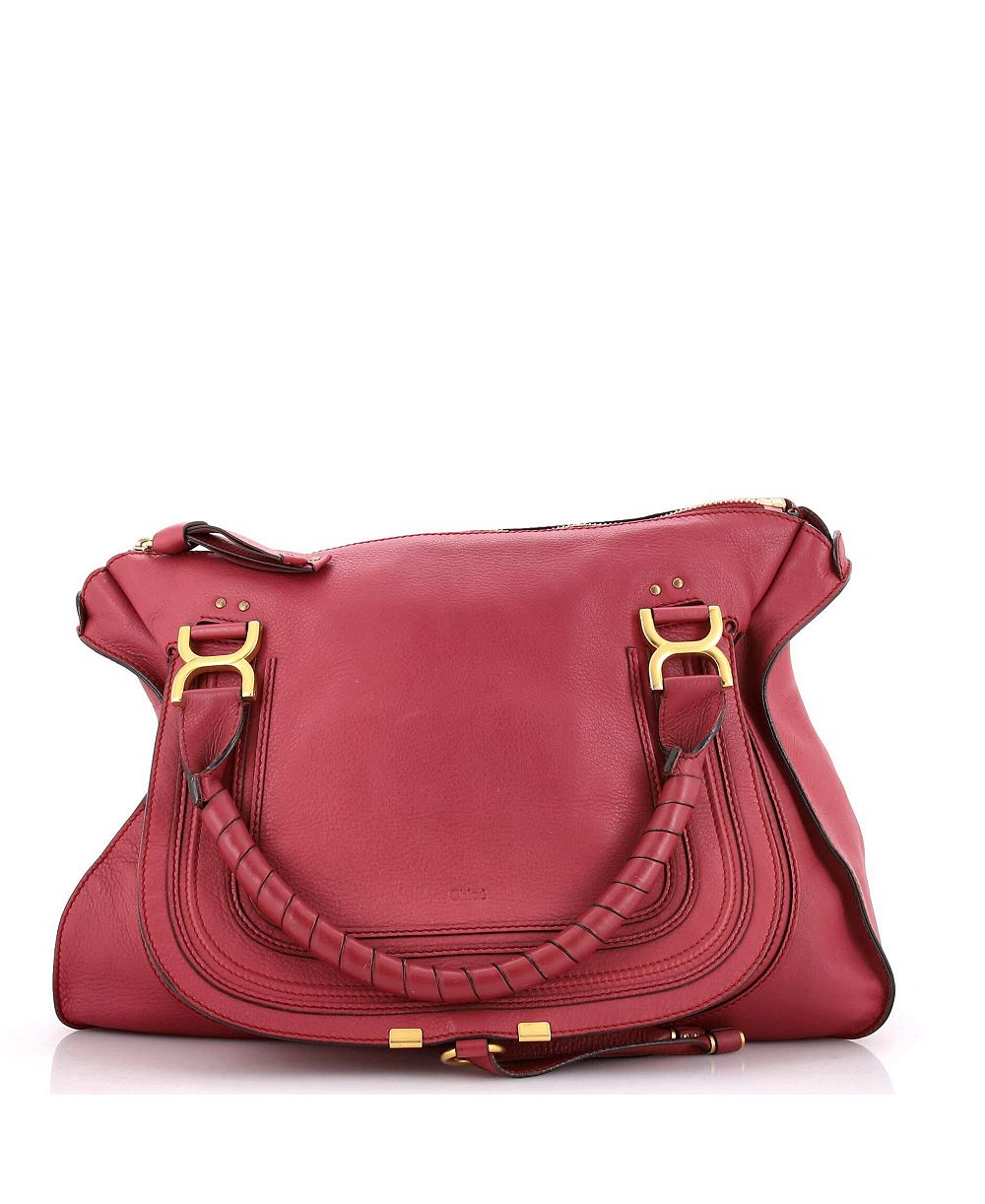 Pre-Owned Chloe Large Marcie Shoulder Bag Leather