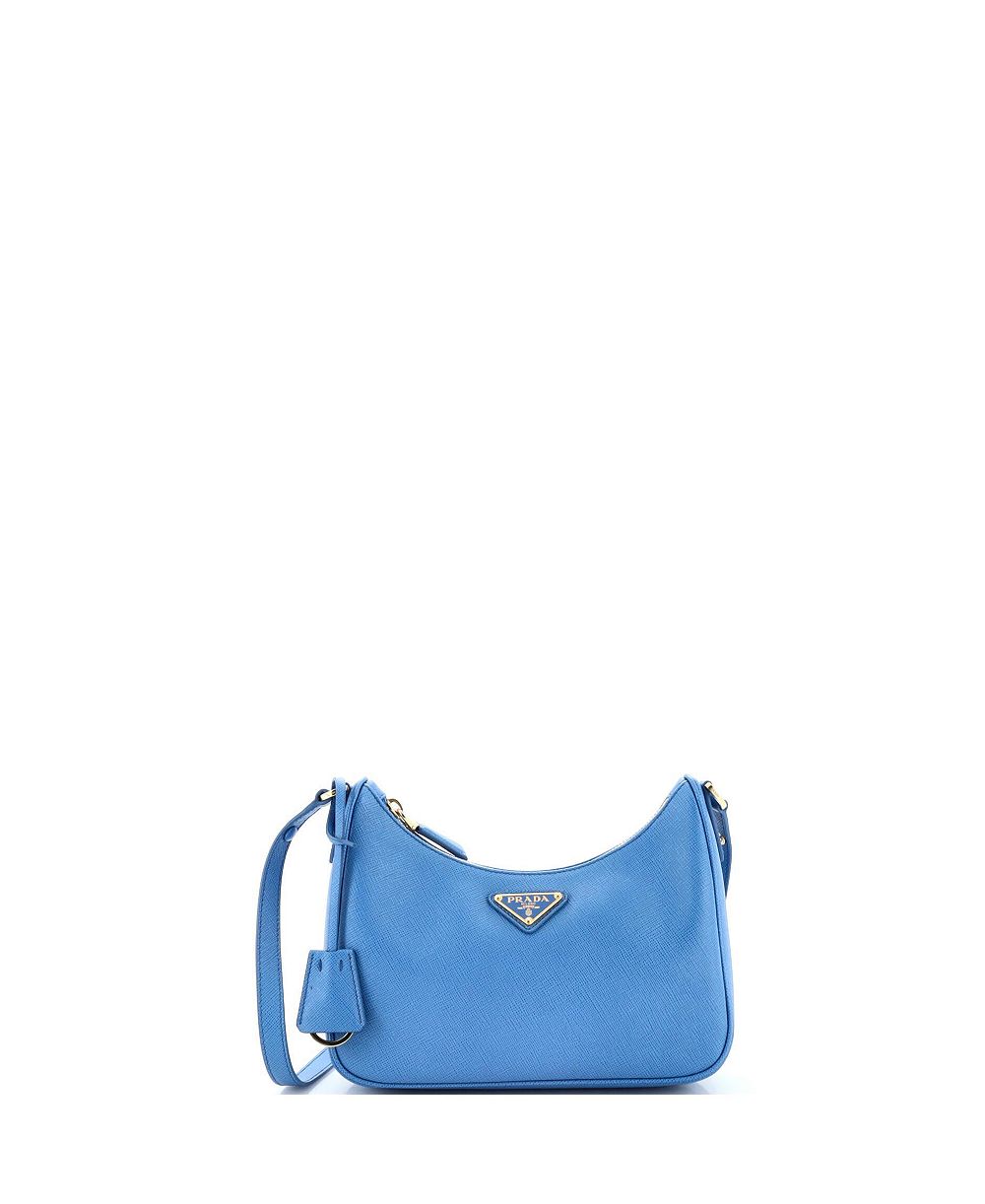Мини-сумка Pre-Owned Prada Mini Re-Edition Hobo Saffiano Leather