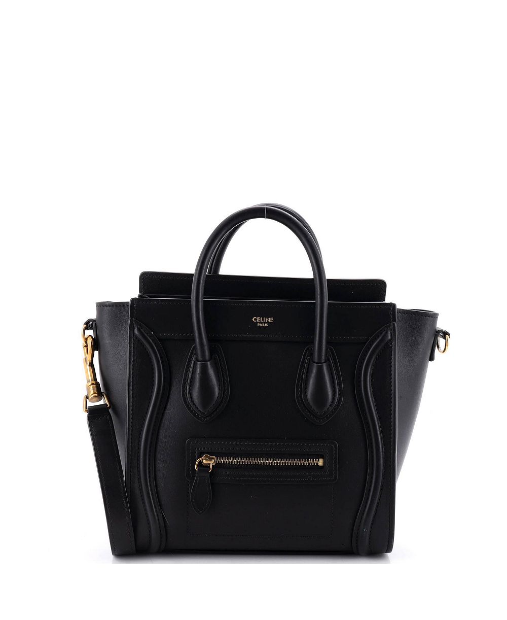 Pre-Owned Celine Nano Luggage Bag Smooth Leather