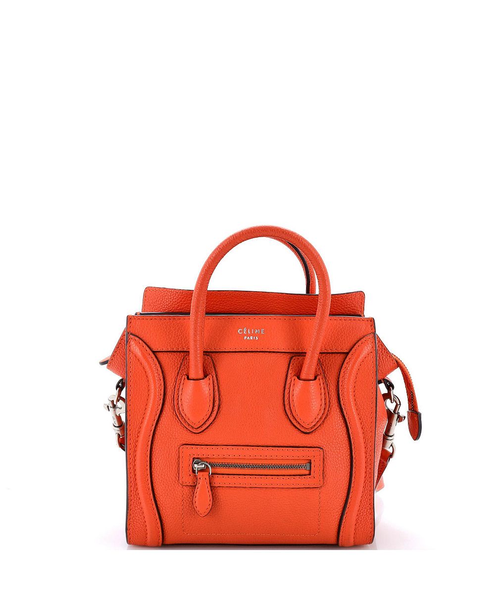 Сумка Celine Nano Luggage Grainy Leather Pre-Owned