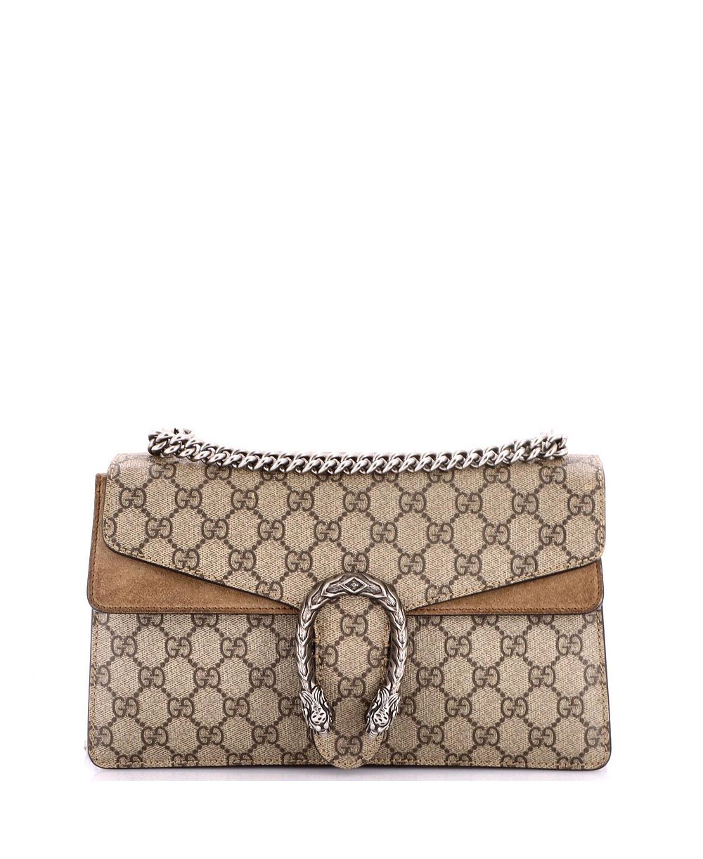 Сумка Pre-Owned Gucci Small Dionysus Bag GG Coated Canvas