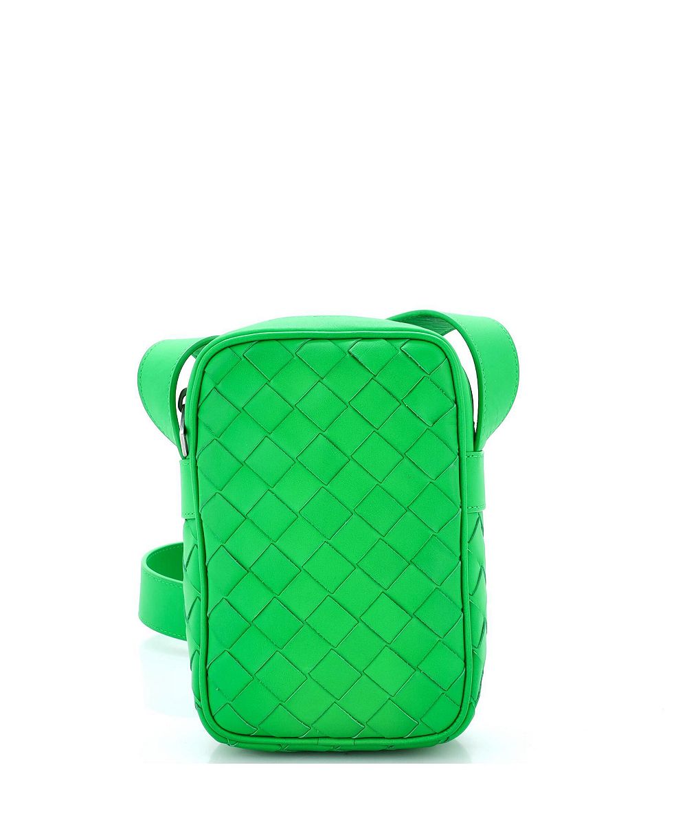 Б/у сумка через плечо Bottega Veneta Zipped Phone Intrecciato Nappa