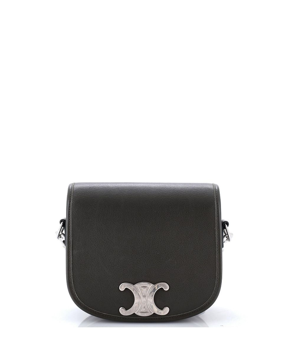 Pre-Owned Celine сумка на плечо Small Besace Triomphe, кожаная
