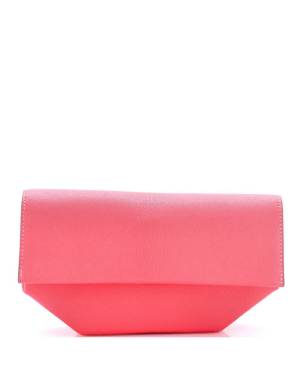 Кожаный клатч Hermes Opli