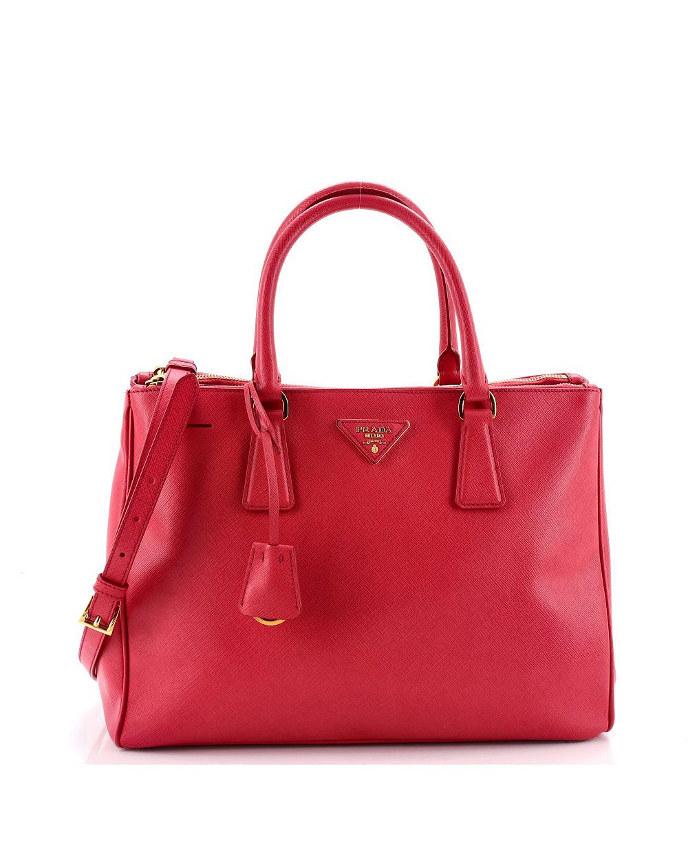 Сумка Prada Medium Double Zip Lux Tote Saffiano Leather, б/у