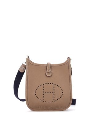 Pre-Owned Hermes TPM Evelyne Bag Gen III Clemence