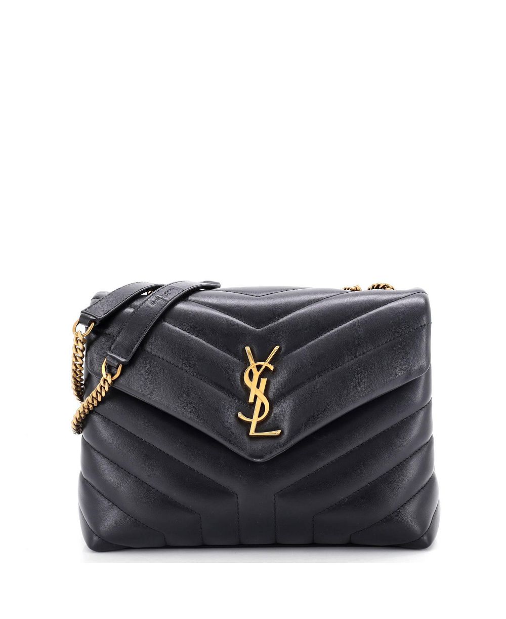 Pre-Owned Saint Laurent Сумка через плечо Loulou Small Matelasse Chevron Leather