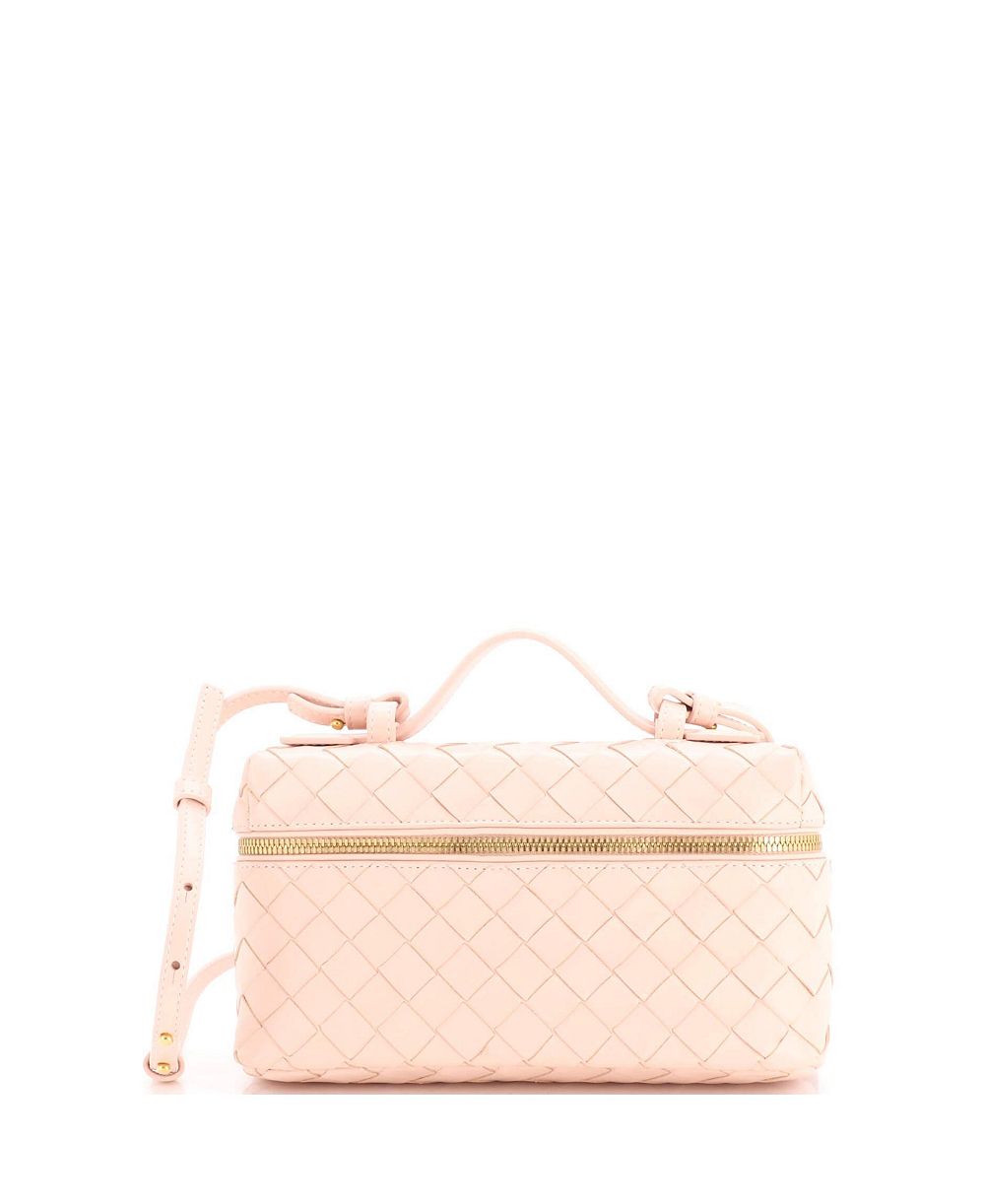 Pre-Owned Bottega Veneta Bang Bang Vanity Case Intrecciato Leather