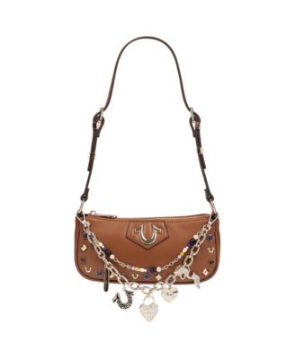 True Religion Chain and Studs Shoulder Bag