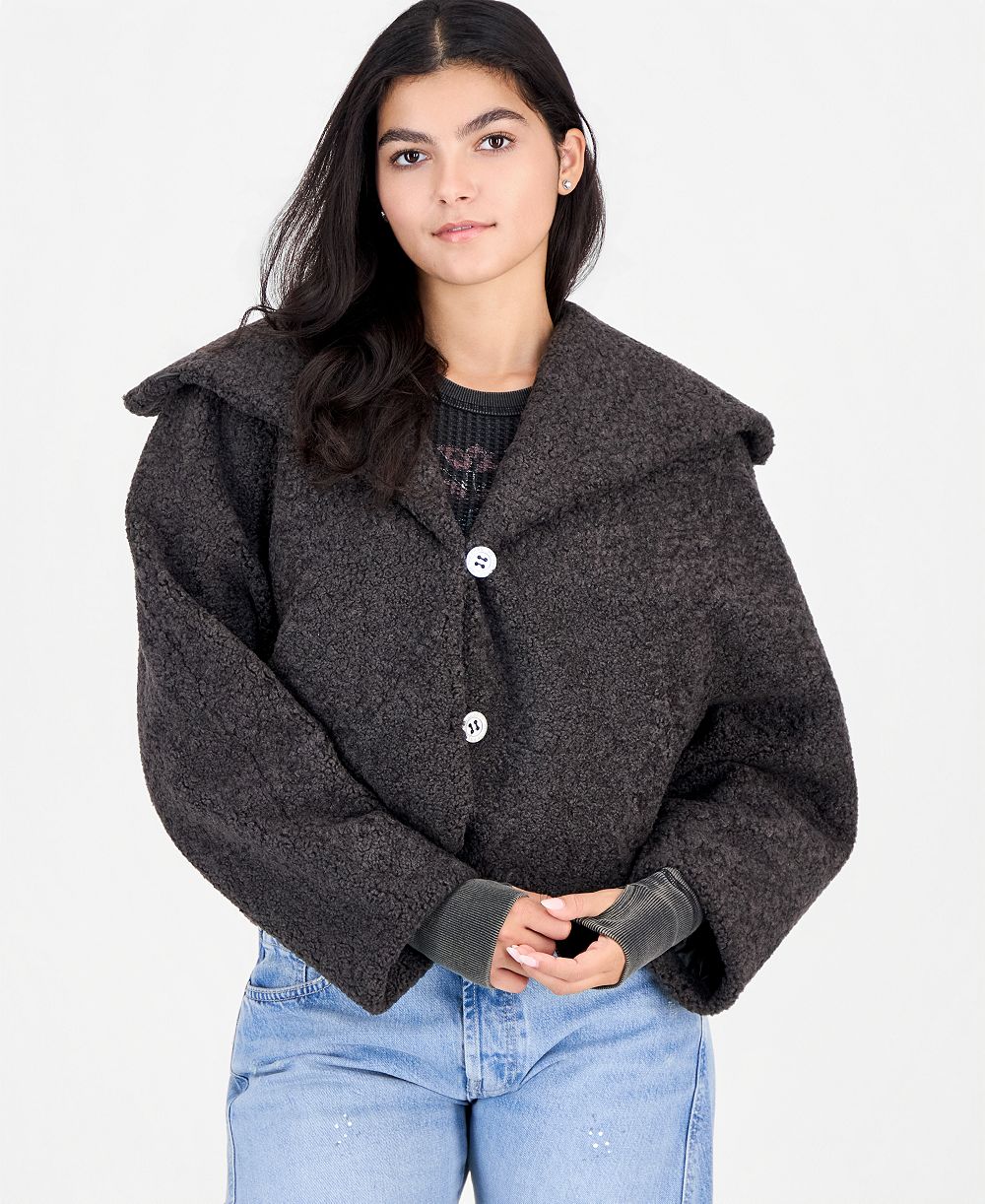 Женская укороченная куртка Free People из искусственного меха с самым мягким покрытием