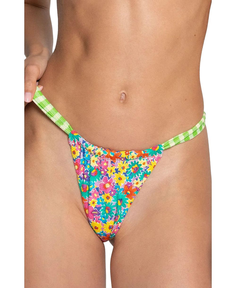 Bright Swimwear женские трусики-бикини Nia с завышенной талией и сборками
