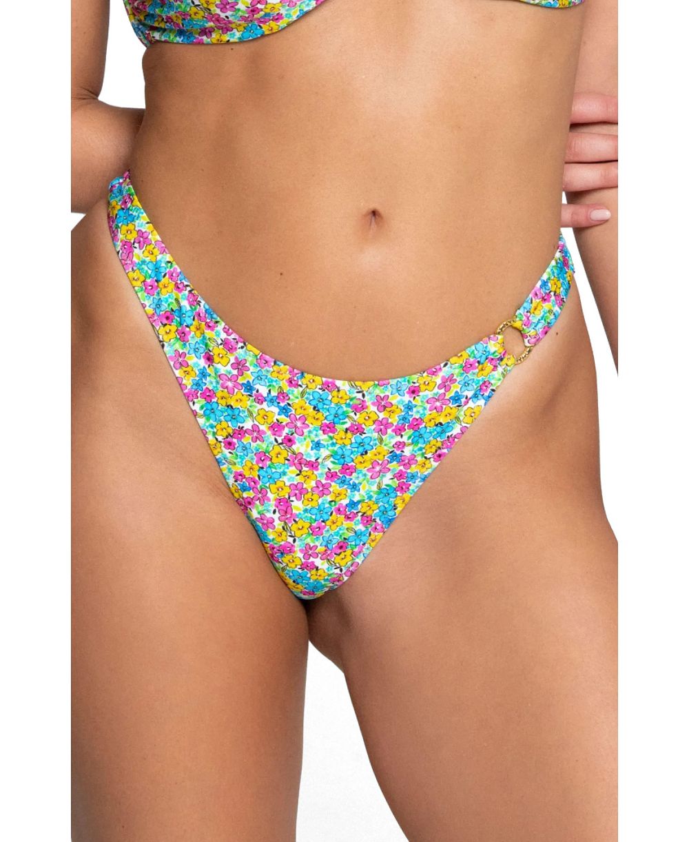 Bright Swimwear Women's Hana High-Cut Cheeky Bikini Bottom