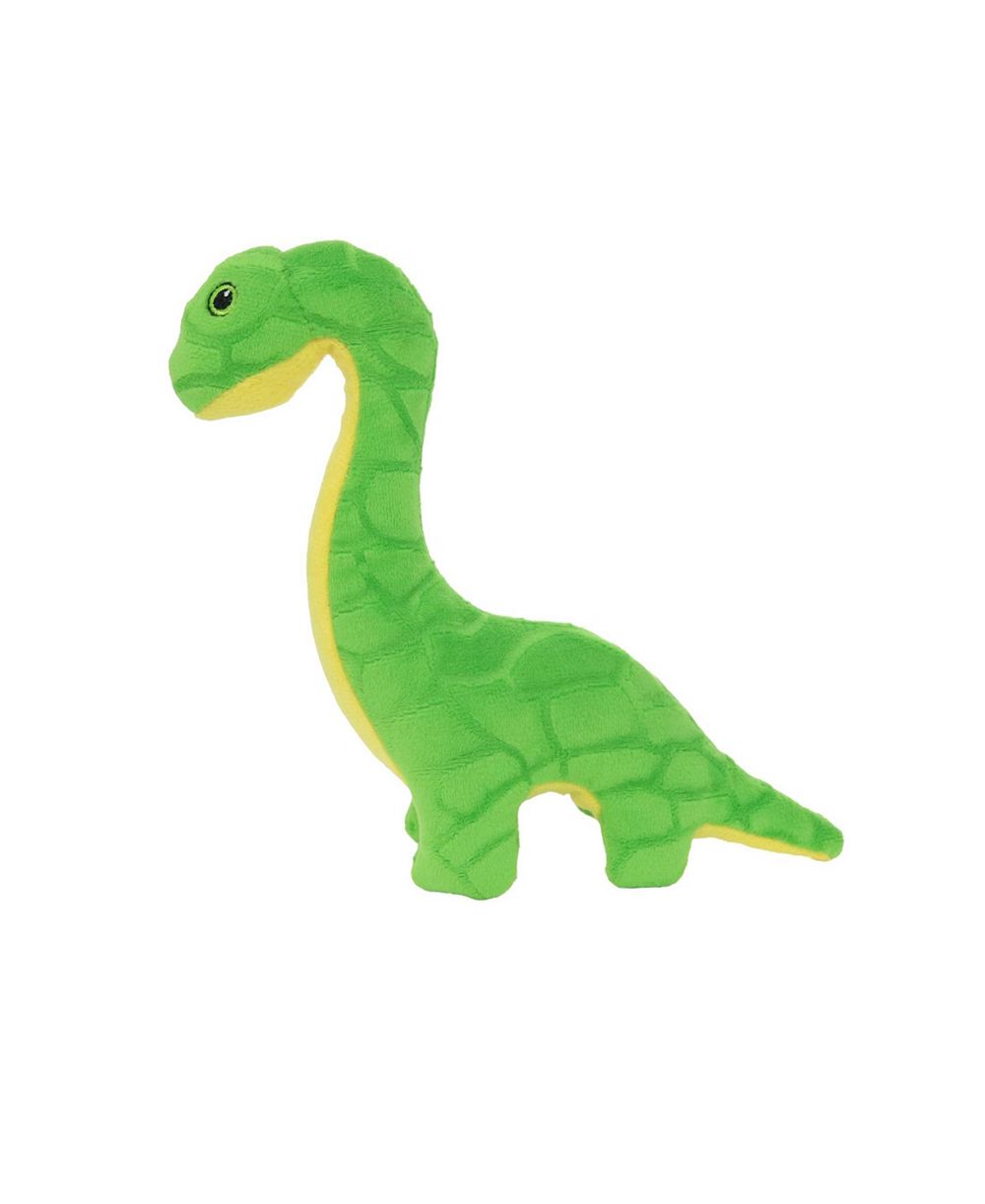 Mighty Jr игрушка для собак Brachiosaurus Dinosaur, набор 2 шт, мягкая пищалка