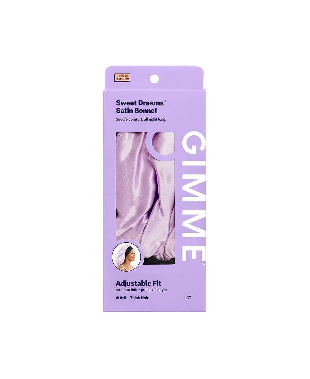 Сатиновая ночная шапочка Gimme Beauty Sweet Dreams для гладких и пушистых волос